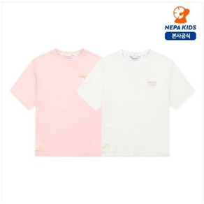 [백화점 매장판] 네파 키즈 기능성 페를레 콜라보 기본 베이직 라운드 무지 여아 반팔 반소매 티셔츠