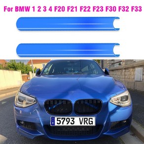 저렴한 Bmw용 자동차 앞 범퍼 키드니 교체 그릴 비엠더블유 1 시리즈 F20 F21 116i 118i 2012 2013 2014, 04 blue