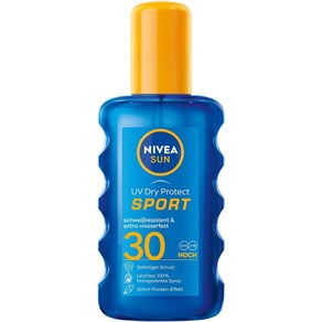 니베아 UV 드라이 프로텍트 스포츠 썬 스프레이 SPF 30 200ml 운동용, 단품, 1개