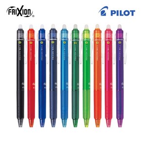 파이롯트 프릭션 노크 지워지는 볼펜 0.5mm PILOT FRIXION BALL, 0.7mm, 라이트그린