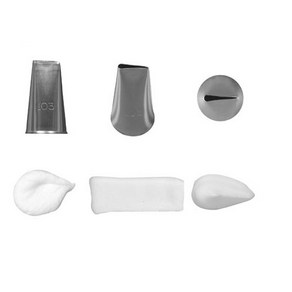 깍지 103번 (장미 꽃잎깍지 10.3mm), 단품, 1개