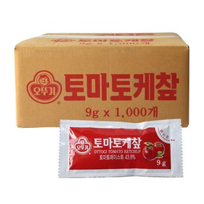 (무)오뚜기 케찹(실온 9gx1000개입X2개), 9g, 2000개