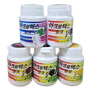 삼화 아크로텍스 잉크 0.1L 수성페인트 조색제, 녹색, 1개