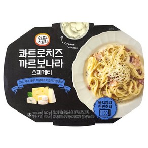 우양-콰트로치즈까르보나라스파게티300g x5, 5개, 300g