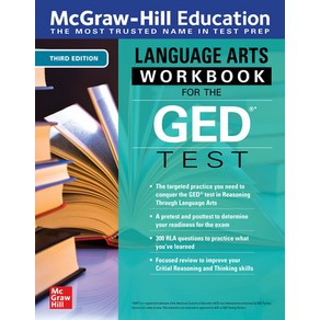 McGaw-Hill Education Language Ats Wokbook fo the GED Test Thid Edition Hadcove