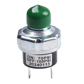 컴프레서 압력 스위치 1/4 NPT 수나사 에어 서스펜션 응용 실버 색상 12V 24V DC, 1개, 1) 70-100PSI