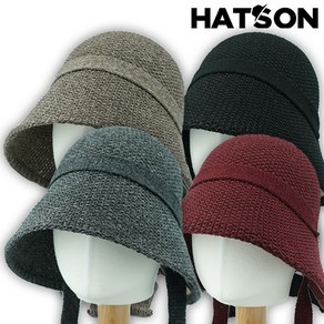 [햇츠온]H1-4301 HatsON 브랜드 여성 겨울 가을 보닛 보넷 벙거지 버킷햇 챙 햇 울 모자 AA