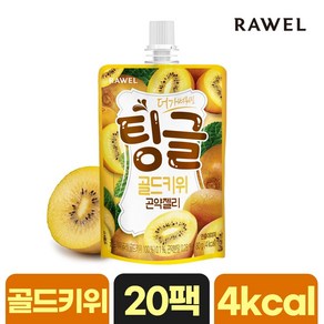 로엘 팅글 곤약젤리 골드키위 80g 20팩