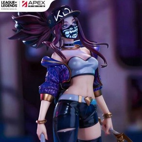 [발매] APEX TOY 리그 오브 레전드 LOL League of Legends KDA 버전 스킨 1/7 Akali 아칼리 스태츄 피규어, 1개