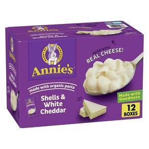 애니스 Shells & White Cheddar Macaroni Cheese 12개입