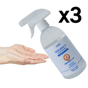 닥터블루데이에스 뿌리는 손소독제 스프레이 대용량 손세정제 hand sanitizer 500ml