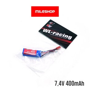 WLtoys K969 배터리 K989-60 7.4V 400mAh 20C K989 P929 순정부품, 1개