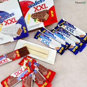 ANI XXL 웨이퍼과자 코코아 화이트 6x6 혼합구성, 50g, 12개