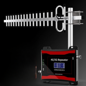 핸드폰 신호 증폭기 시골 산간 지역 4G 5G 확장기, 4G+5G 실외 안테나1+실내 안테나 1, 1개