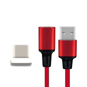 스파이더잭 자석 마그네틱 고속 충전케이블 C타입 젠더 벌크 세트 3in1 USB 1.3M