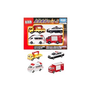 타카라토미 토미카 긴급차량세트 5 카 자동차 장난감 male TOMICA TAKARA