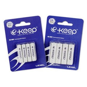 [LEXEL BATTERY] [충전지] 렉셀 e-keep [2000mAh/AA형/4알], 4개입, 1개