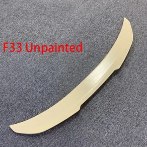 카본 리어 윙 트렁크 립 스포일러 BMW F32 F33 F36 4 시리즈 420 428 430 435 2014- PSM 스타일, [05] F33 Unpainted, 5) F33 Unpainted