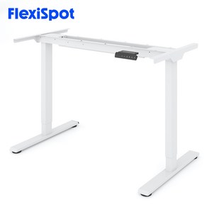 FlexiSpot 듀얼모터 모션데스크 전동 높낮이조절책상 컴퓨터책상 A/S 5년 높이700-1190mm 내하중100KG 1200 1400 1600 EJ2, 화이트, 프레임(상판 미포함)