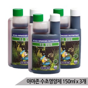 대용량 아마존 수초영양제 150ml 3개입 수초어항 약품