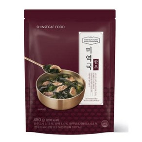 신세계푸드 호텔컬렉션 한우 미역국, 1개, 450g