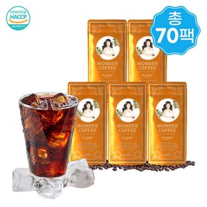 신선한 원더 더치커피 파우치 케냐 70팩 콜드브루, 30ml, 70개, 1개입