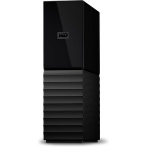 WD 18TB My Book Desktop 외장 하드 드라이브 USB 3.0 암호 보호 및 자동 백업 소프트웨어가 포함된 HDD WDBGB0180HBKNESN, 12TB, Single Dive