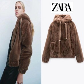 자라 겨울 후드 집업 zara