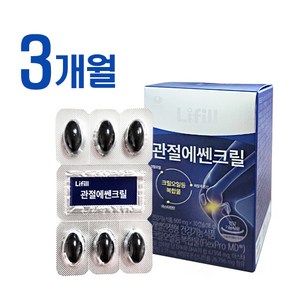 라이필 관절에쎈크릴 크릴오일 600mg x, 30정, 3개