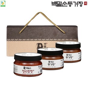 백말순등겨장 선물세트 5 등겨장 600g*2개 + 청국 쌈장 600g*1, 1개