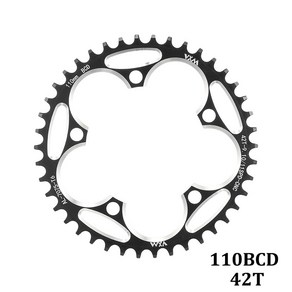 VXM 110BCD 자전거 체인링 36T 52T 시마노호환 SRAM 5 볼트 로드 바이크 좁은 와이드 크랭크 액세서리