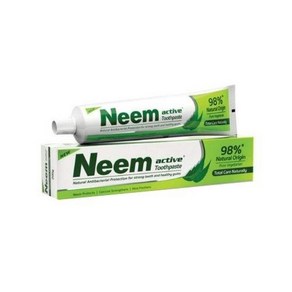 Neem 님 치약 엑티브 98% 100G 천연허브성분 잊을수 없는 상쾌함, 1개