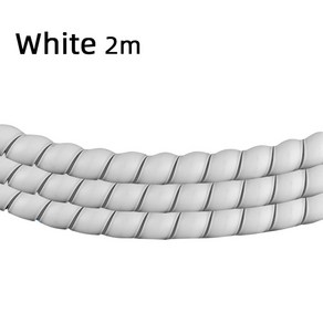 보호 커버 색상 정리 방지 슬리브 물린 와이어 케이블 미터 2 라인 오토바이 나선형 튜브 난연성 보호기, 1개