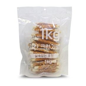 테비 사사미 대용량 강아지간식, 1kg, 1개