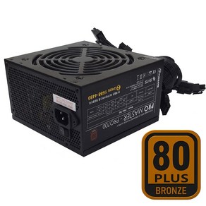 컴퓨터 700W 파워서플라이 PROMASTER PRO 700 80PLUS BRONZE, IY-PRO700