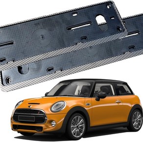 미니쿠퍼 MINI COOPER 번호판 가드 전차종 프리미엄 카본 스킨 1P