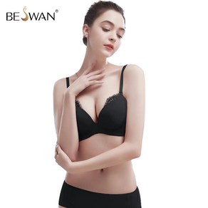 블랙스완BESWAN 6600 저중심브라 볼륨업브라 팬티 속옷세트