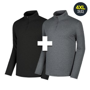 1+1 나인앤나인 포근한 카치온 약기모 집업 티셔츠(S~4XL)