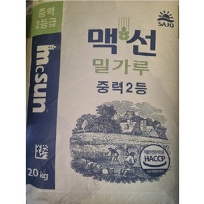 사조동아원 맥선 중력2등 밀가루20kg 중력다목적, 20kg, 1개