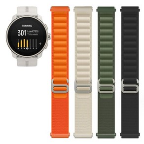 SUUNTO 순토레이스S 나일론밴드 루프 후크 스트랩 호환, 01 블랙 LP31BK22