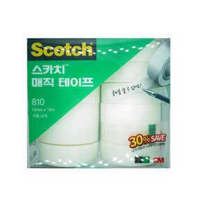 스카치 매직 테이프 세이빙팩 12mm 810R-12