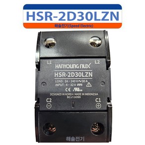 한영넉스 HSR-2D302Z SSR 무접점릴레이 30A inDC/out220VAC, 1개