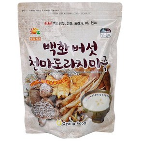 오양식품 햇살빚은 백화버섯 천마 도라지마죽 1.3kg (지퍼백), 1개