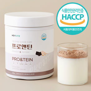 프리미엄 프로틴 당제로 무설탕 무당 락토프리 단백질쉐이크 유당불내증 프로앤틴 초코 미숫가루맛, 1개, 500g