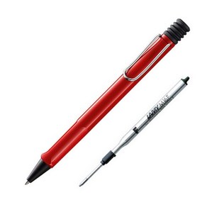 LAMY 사파리 볼펜 1.0mm + M16F 검정 볼펜리필심 0.8mm 세트