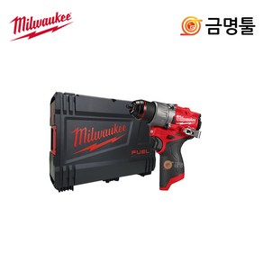 밀워키 M12 FDD2-0X 충전드릴 12V 본체 BL모터 젠3 GEN3 13mm 메탈척 케이스포함