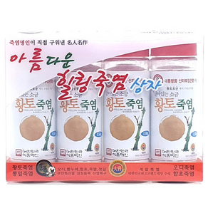 개암죽염 건강소금 황토죽염 150g 4개, 1개