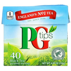 PG Tips 블랙 티 40티백 116g, 40개입