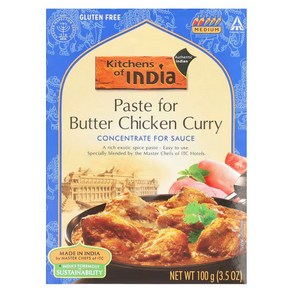 키친오브인디아 정통 인도 버터 치킨 카레 농축 소스 100g [made in india] butte chicken cuy, 1개