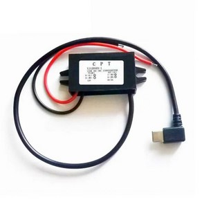 벅 컨버터 USB C 타입 충전기 자동차 DC 스텝 다운 전압 조정기 휴대폰용 방수 12V 24V 5V 3A 15W, [01] 12-24V to 5V, 1개, 1) 12-24V to 5V USB C
